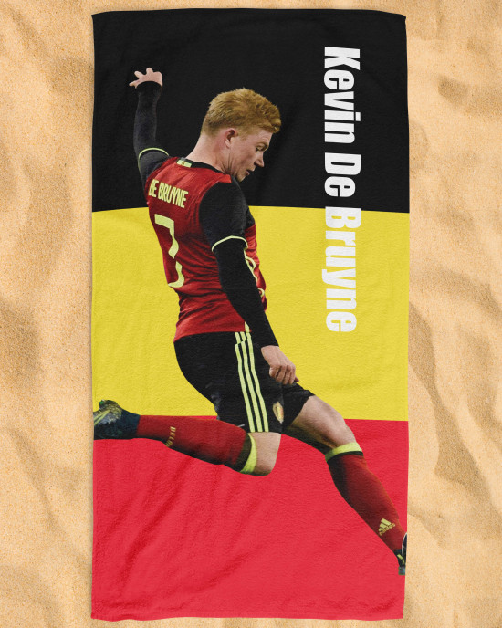 Kevin De Bruyne National Team Beach Towel – Belgium Fan Edition
