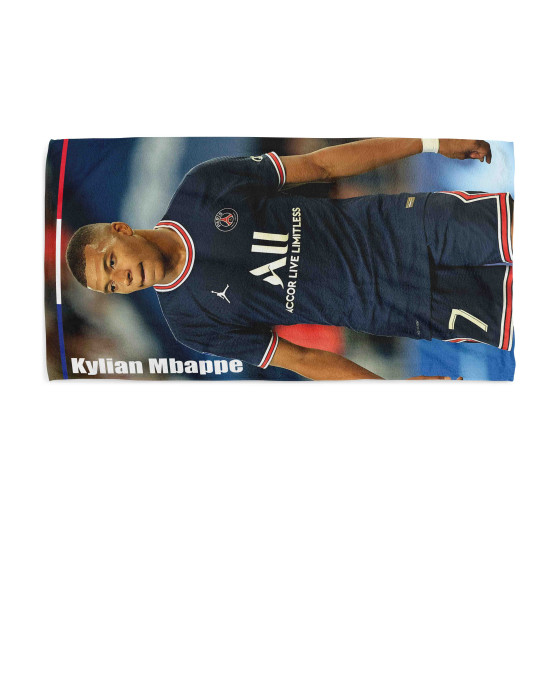 Kylian Mbappé Paris Saint-Germain Beach Towel