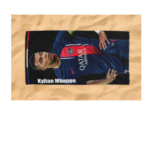 Kylian Mbappé Paris Saint-Germain FC Beach Towel
