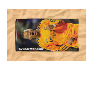 Kylian Mbappé Real Madrid Beach Towel
