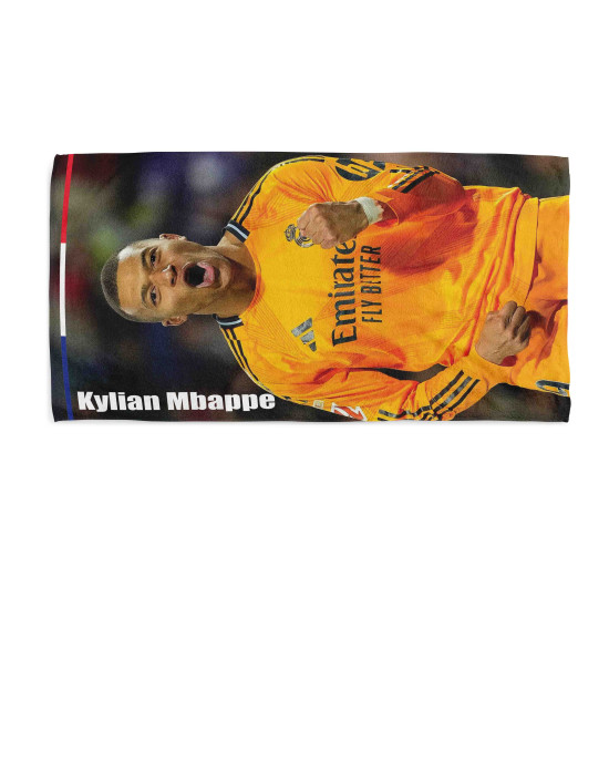 Kylian Mbappé Real Madrid Beach Towel