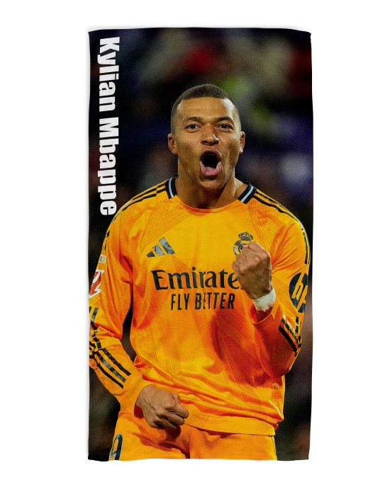 Kylian Mbappé Real Madrid Beach Towel