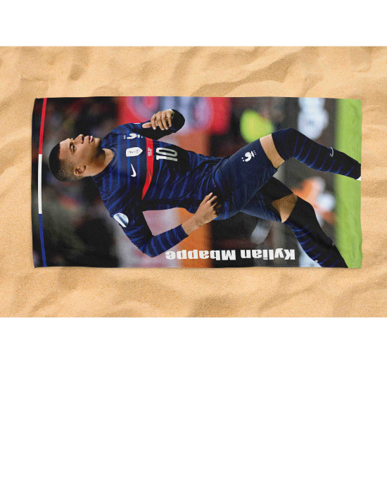 Kylian Mbappé National Team Beach Towel