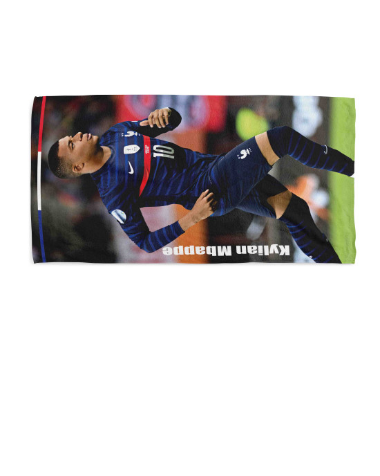 Kylian Mbappé National Team Beach Towel