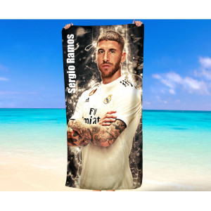 Sergio Ramos Real Madrid Beach Towel