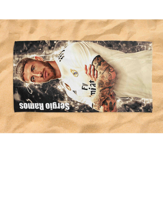 Sergio Ramos Real Madrid Beach Towel