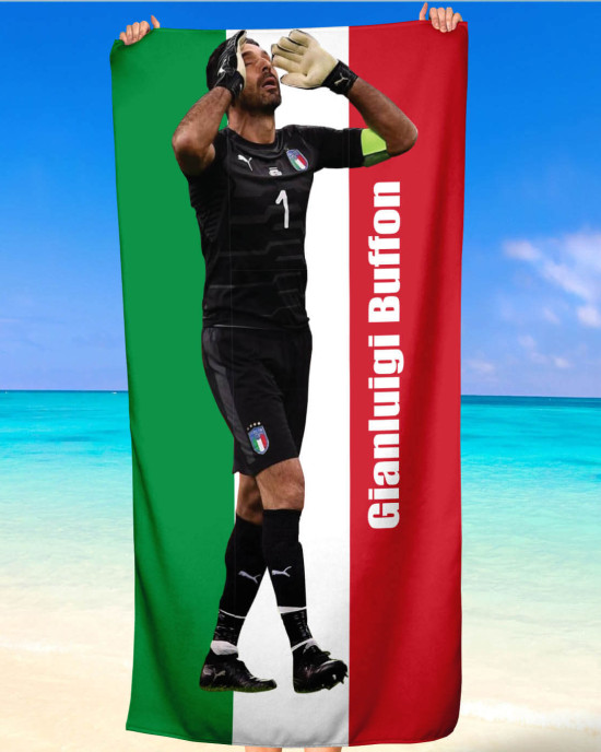 Gianluigi Buffon National Team Beach Towel Italy Fan Edition