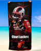 Charl Leclerc F1 Ferrari Beach Towel Gift