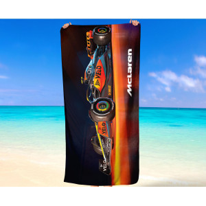 McLaren F1 Car Beach Towel – Formula 1 Racing Fan Gift