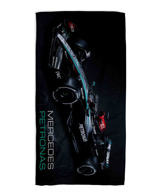 Mercedes F1 Car Beach Towel – Formula 1 Racing Fan 