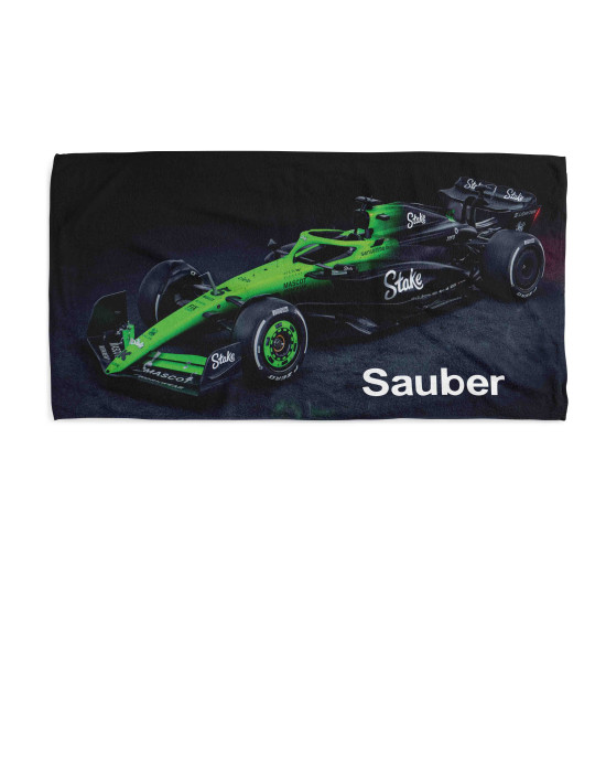 Stake F1 Team Kick Sauber Racing Car Beach Towel