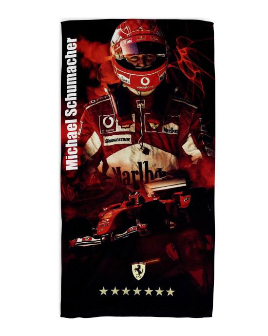 Michael Schumacher 7x F1 World Champion Quick Dry Beach Towel