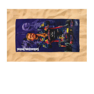 Sebastian Vettel 4x World Champion Red Bull F1 Quick Dry Beach Towel