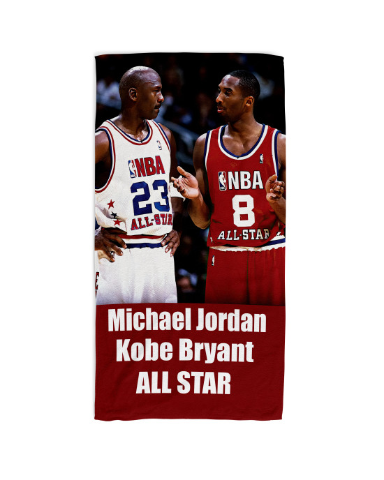Michael Jordan & Kobe Bryant Stars Edition Premium Beach Towel
