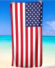USA Flag  Beach Towel Microfiber & Cotton 