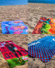 Whale Unicorn Kids Beach Towel – Personalised with Custom Name 